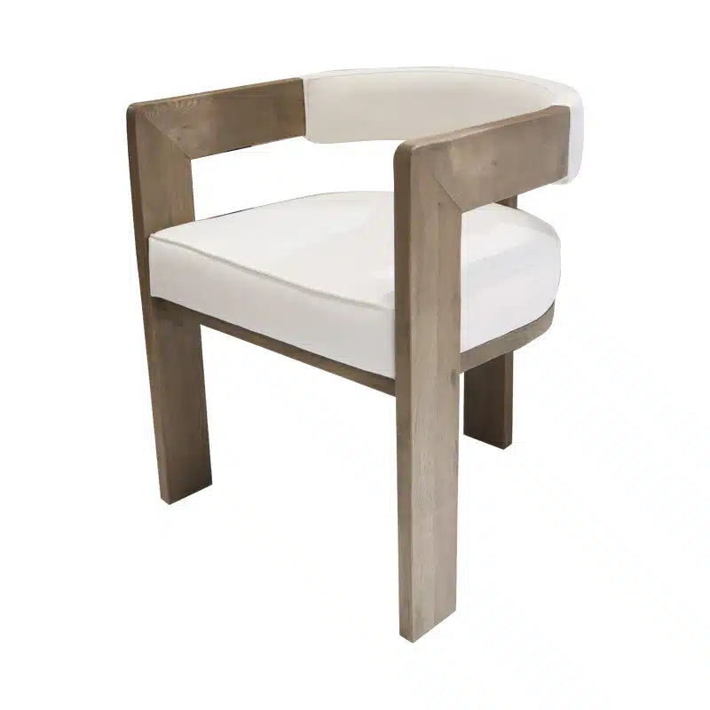 Croydon Dining Carver- Ivory.