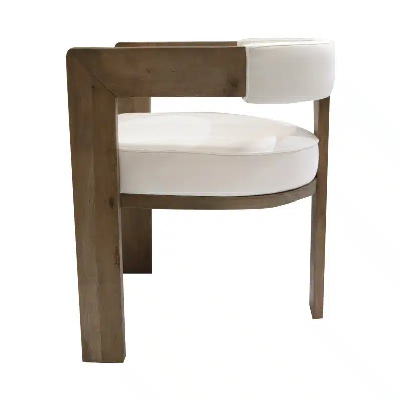 Croydon Dining Carver- Ivory.