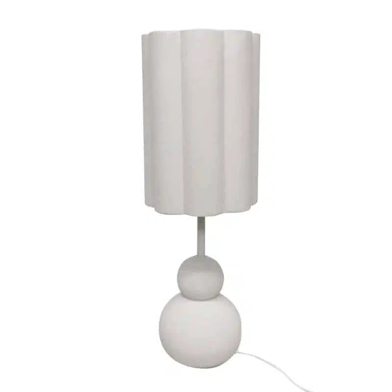 Windsor Table Lamp 69cm - Concrete White