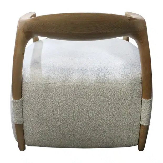 Perfetto Occasional - Chair Natural + Ecru Fabric