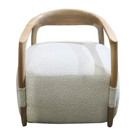Perfetto Occasional - Chair Natural + Ecru Fabric