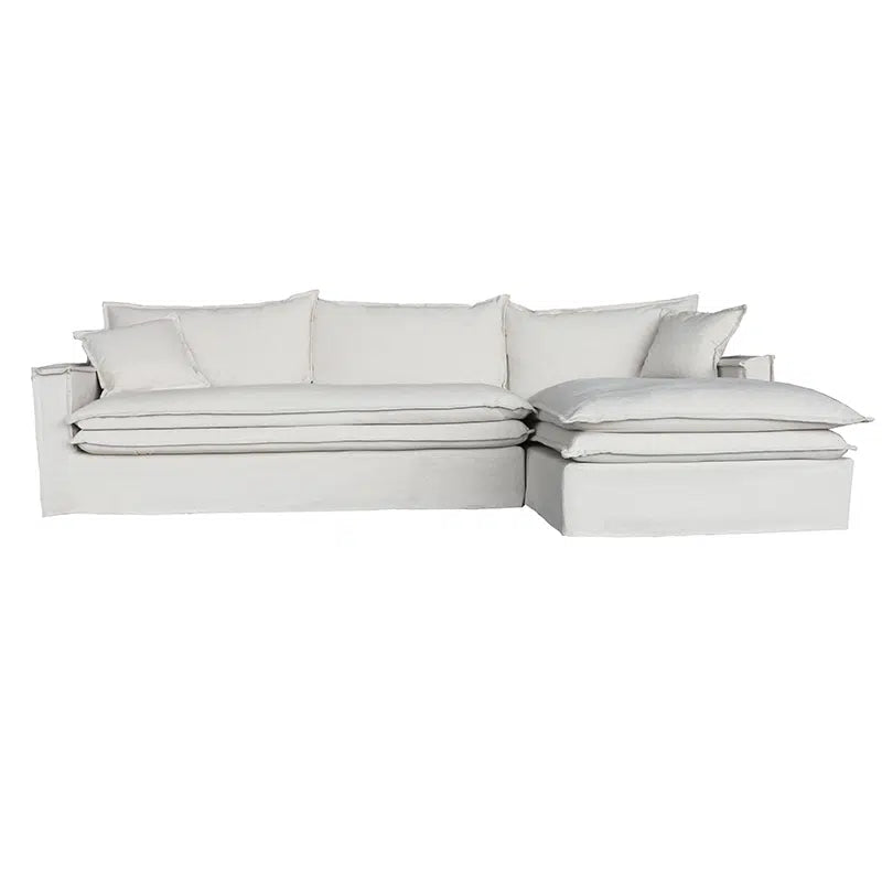 Orlando Chaise Sofa Right -Natural