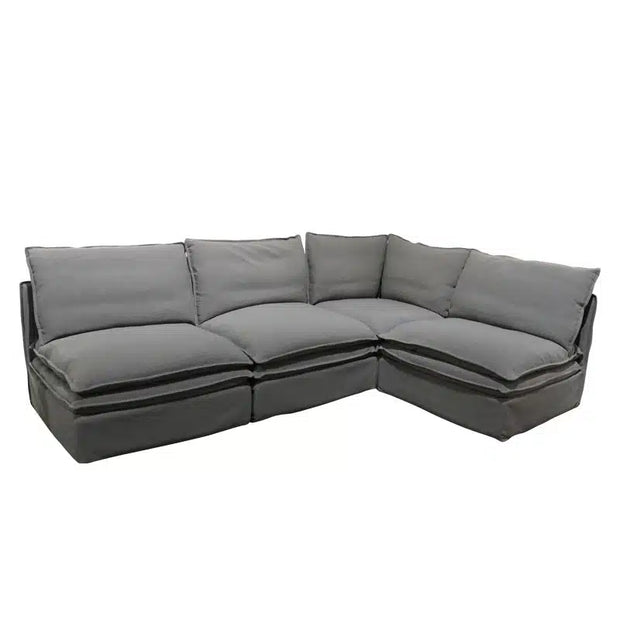 Omaha Sectional Corner Sofa  - Grey