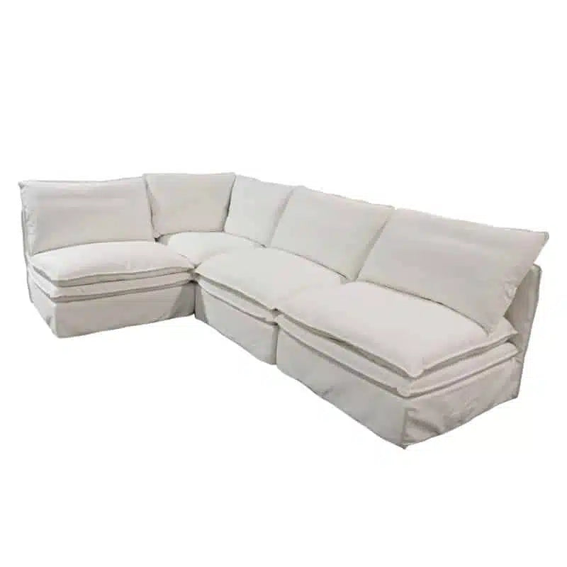 Omaha Sectional Corner Sofa - Natural