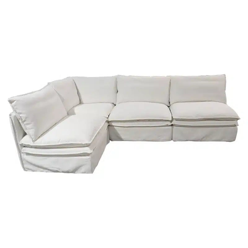 Omaha Sectional Corner Sofa - Natural