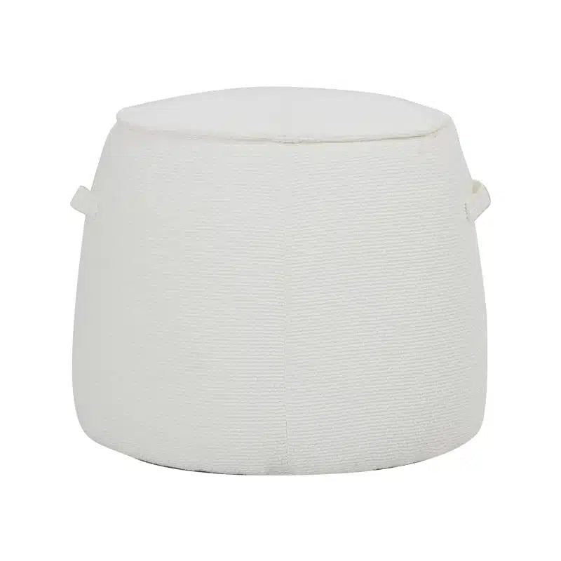 Capri Pouf / Stool - Ivory.