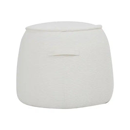Capri Pouf / Stool - Ivory.