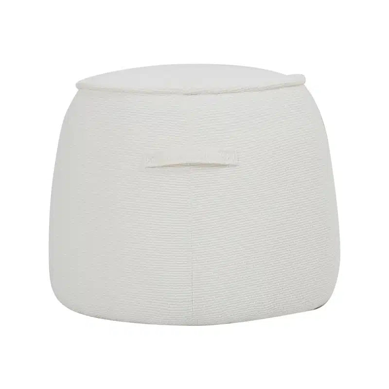 Capri Pouf / Stool - Ivory.
