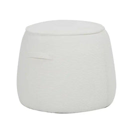 Capri Pouf / Stool - Ivory.