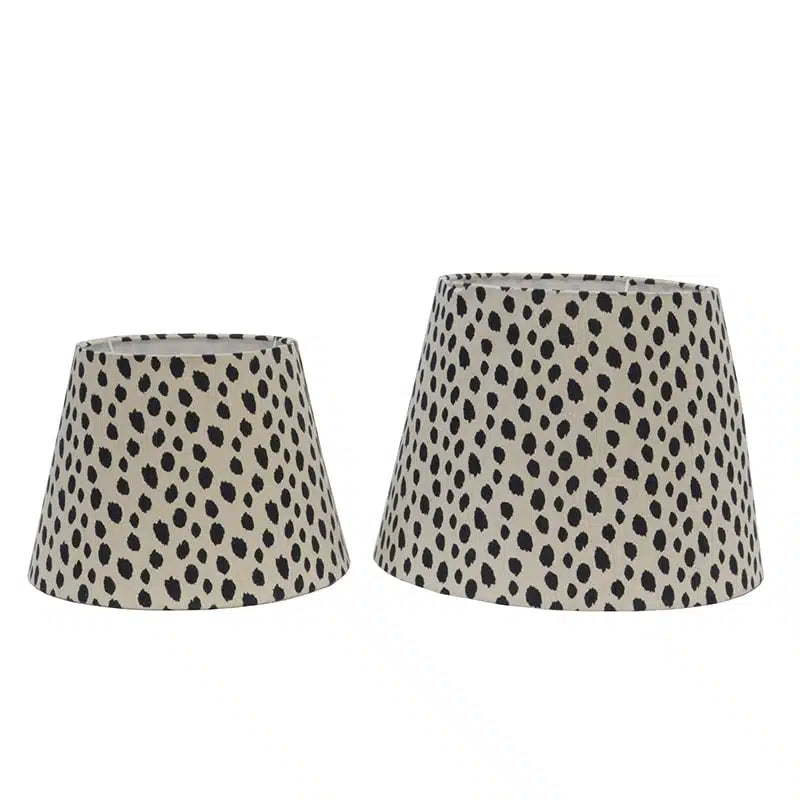Animal Print Shade D:30cm - Black & Cream