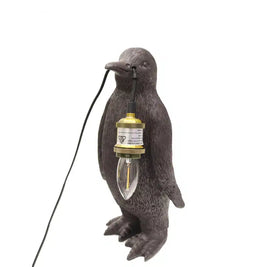 Penguin Table Lamp 58cm Black