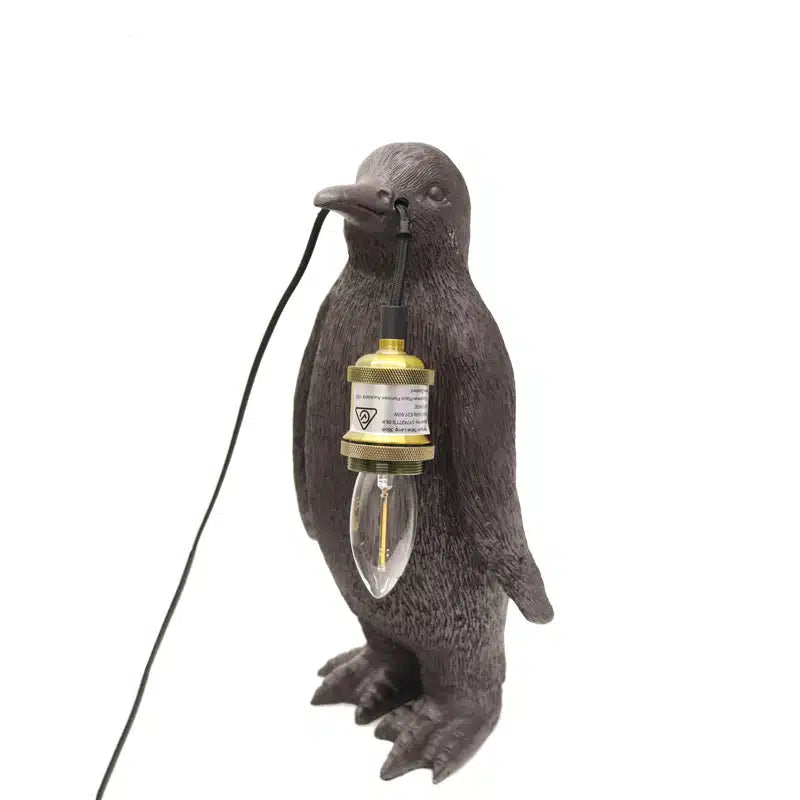 Penguin Table Lamp 58cm Black