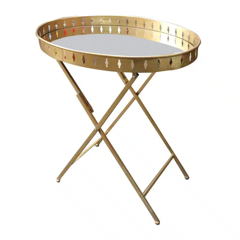 Metal Cross Table