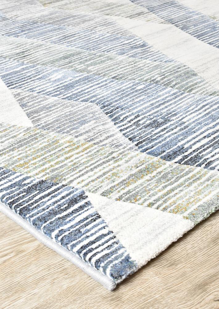 Geometric Design Argentum Rug Size: 240 x 330cm