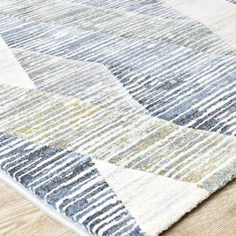 Geometric Design Argentum Rug Size: 240 x 330cm