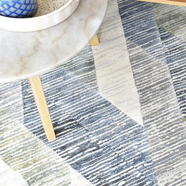 Geometric Design Argentum Rug Size: 240 x 330cm