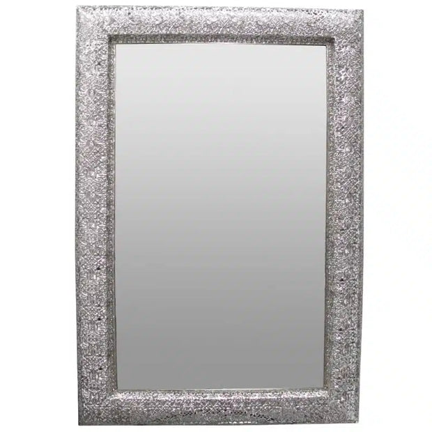 Marrakesh Mirror Rectangle Silver Silver