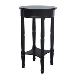 Cyrus Side Table Round - Black