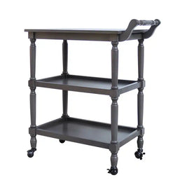 Cyrus Bar Cart-Charcoal