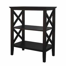 Cyrus 3 Tier Cross Table -Black.