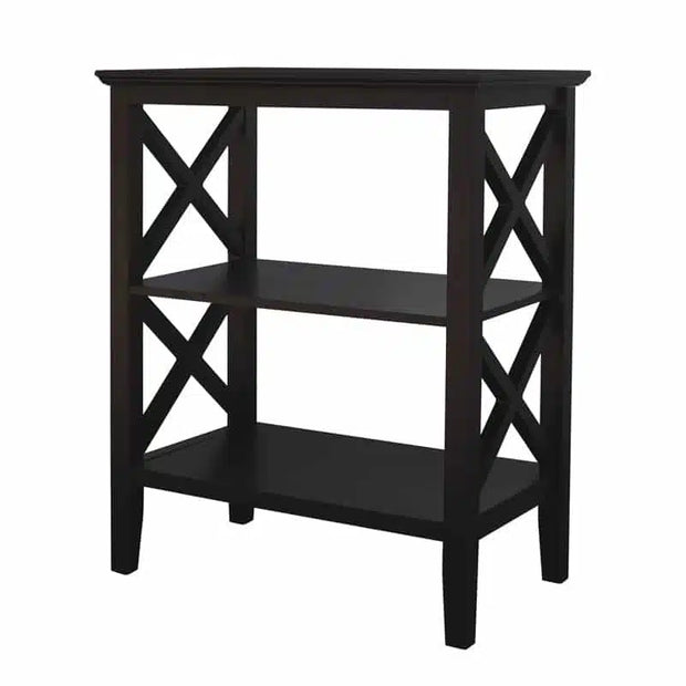 Cyrus 3 Tier Cross Table -Black.