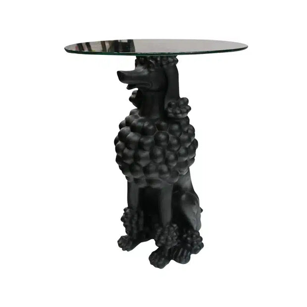 Poodle Table Matte - Black