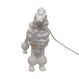 Poodle Lamp Gloss White