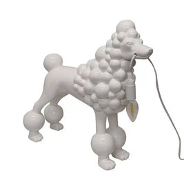 Poodle Lamp Gloss White