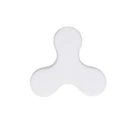 Georgia Ottoman - White Boucle