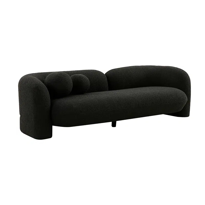 Seattle 3 Seat Sofa - Dark Boucle