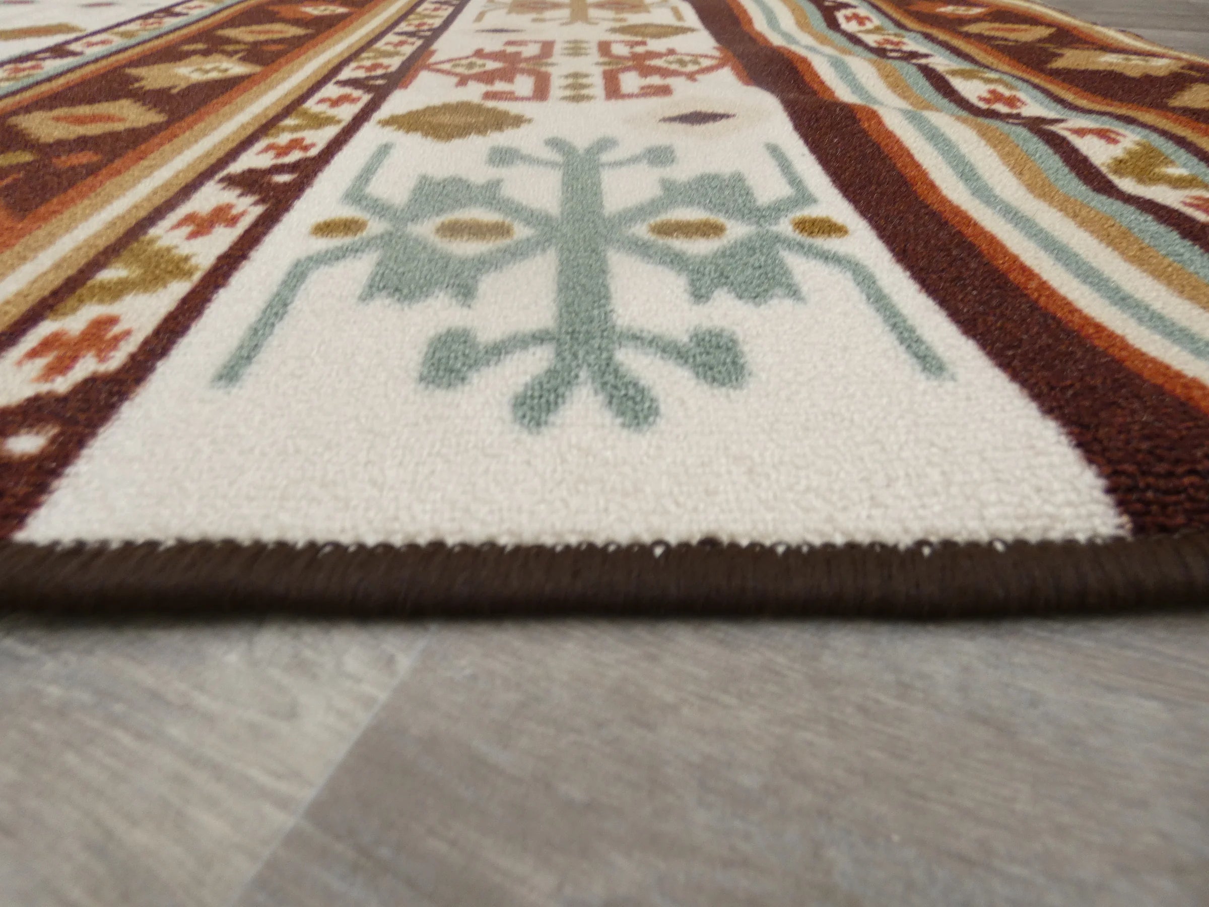 Aztek Design Non Slip Rubber Back Runner 80cm Wide x Cut To Order