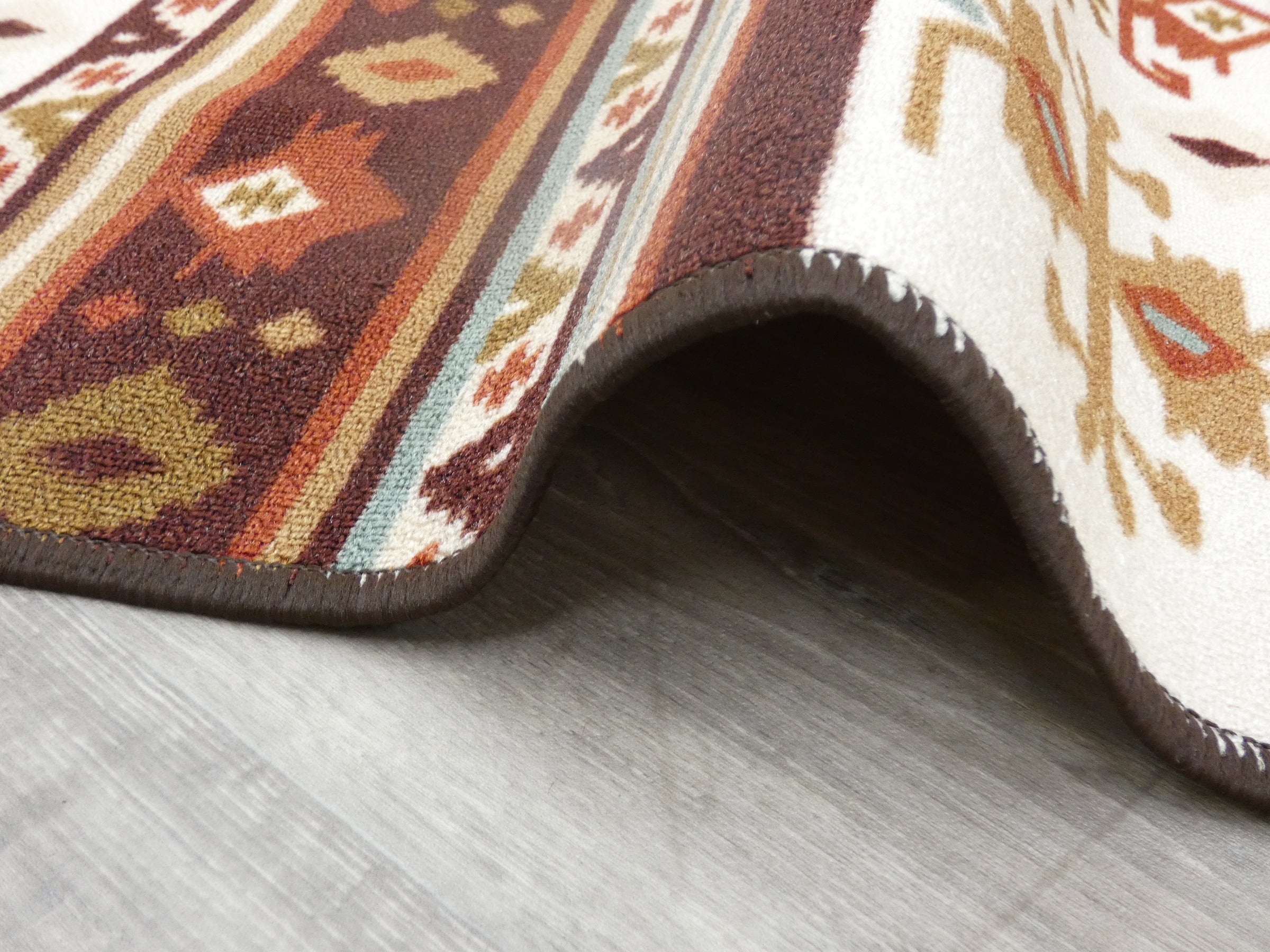 Aztek Design Non Slip Rubber Back Runner 80cm Wide x Cut To Order
