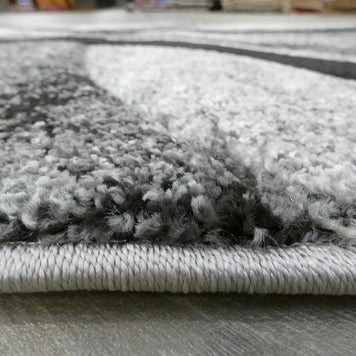 Aroha Abstract Modern Grey Colour Turkish Hallway Runner 80cm Wide x Cut To Order