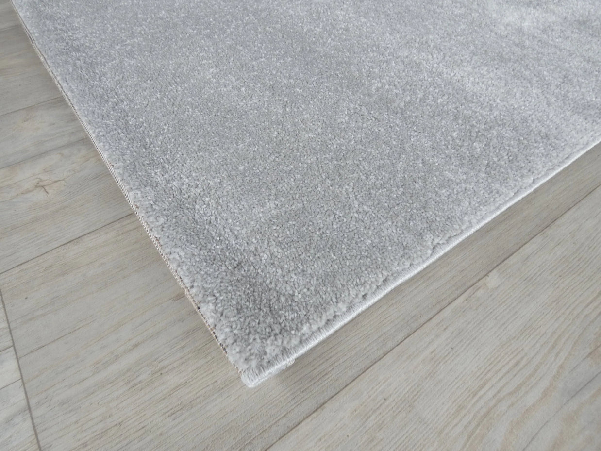 Abstract Modern Design Turkish Aroha Rug in Grey/ Turquoise/ Black - Rugs Direct