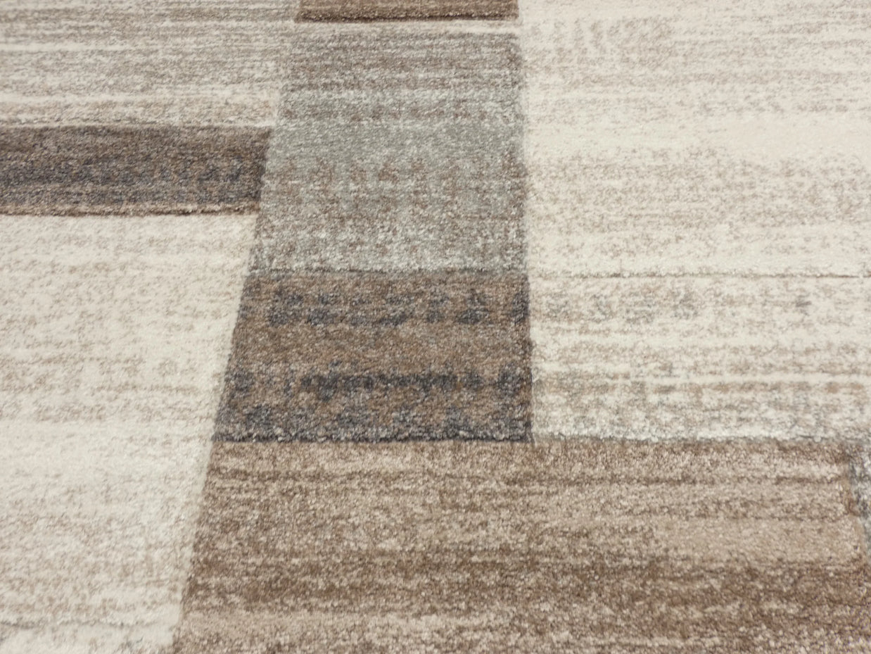 Geometric Design Neutral Colour Rug