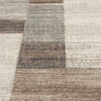 Geometric Design Neutral Colour Rug