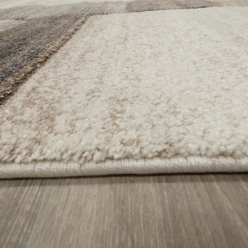 Geometric Design Neutral Colour Rug