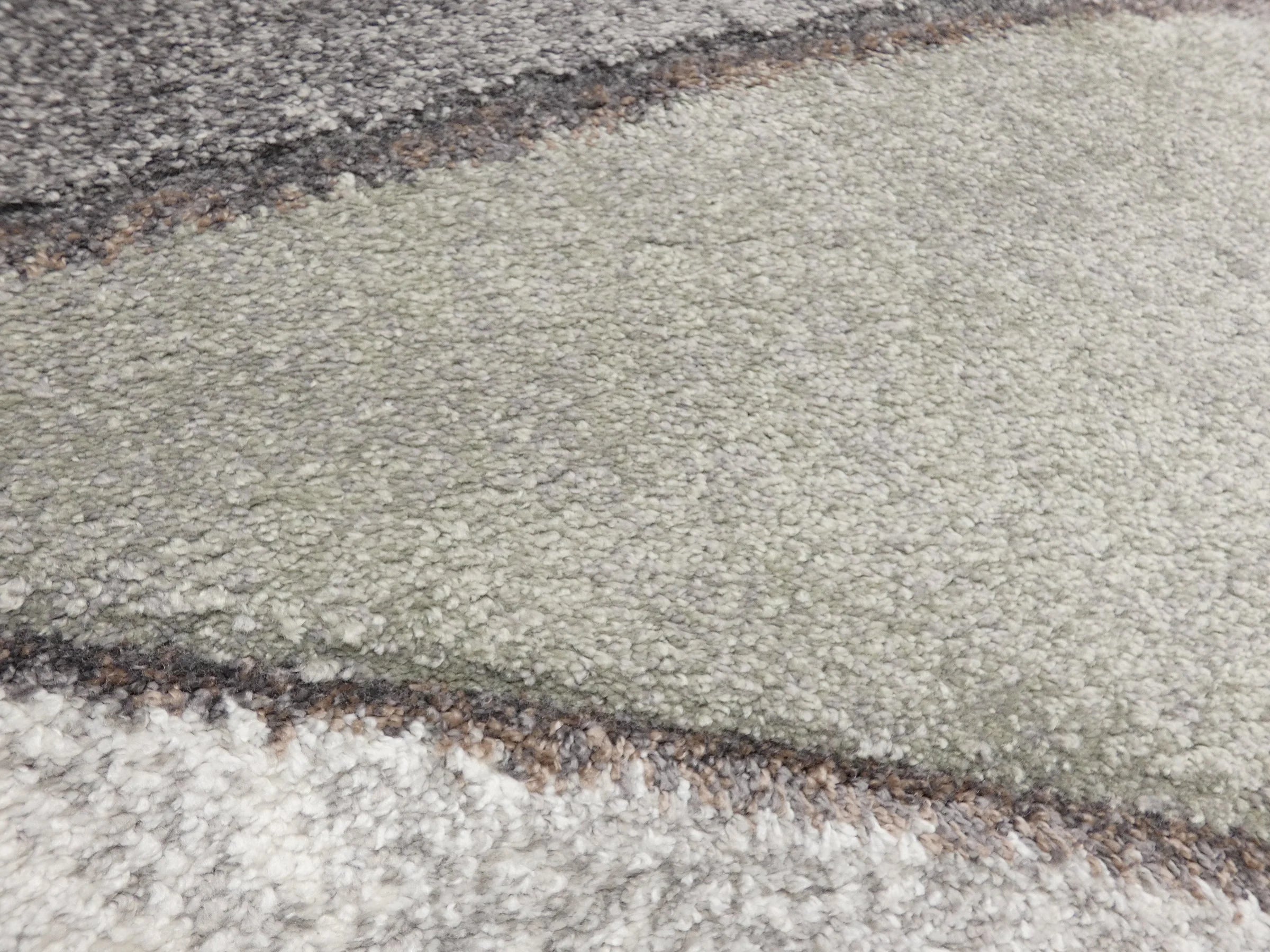 Abstract Design Modern Rug in Pastel Colour Pallet