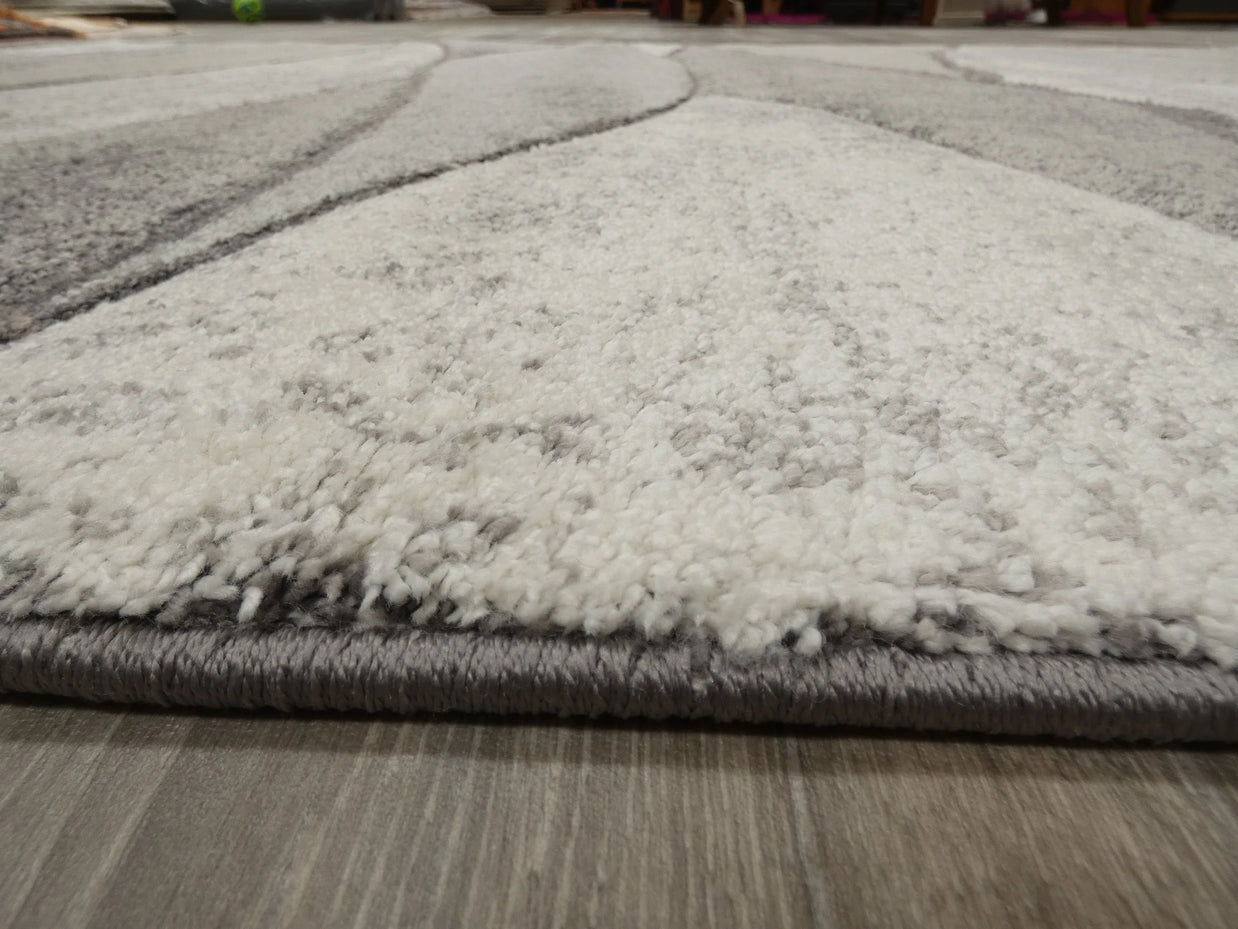 Abstract Design Modern Rug in Pastel Colour Pallet