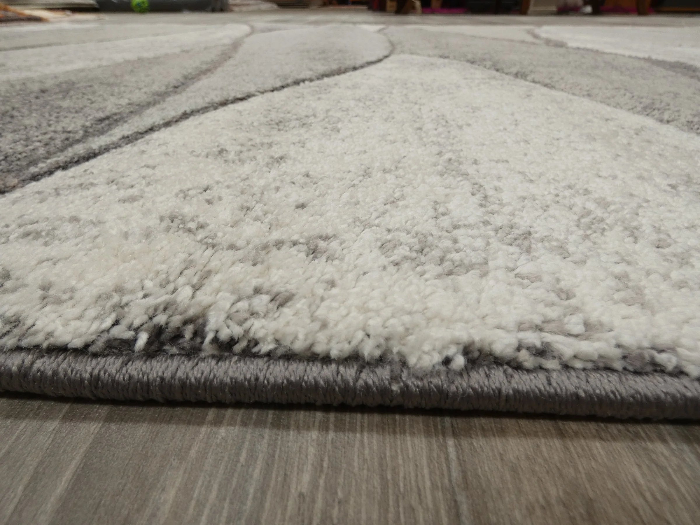 Abstract Design Modern Rug in Pastel Colour Pallet