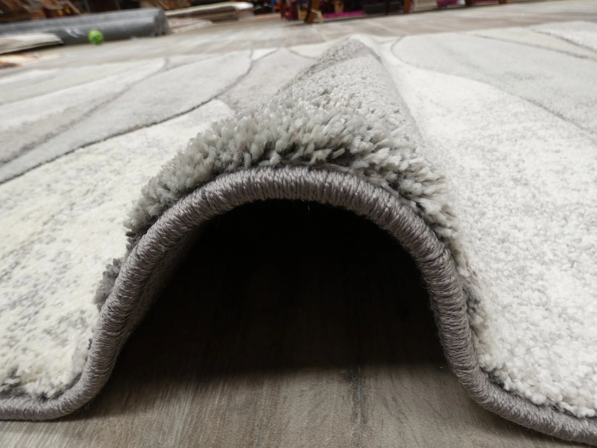 Abstract Design Modern Rug in Pastel Colour Pallet