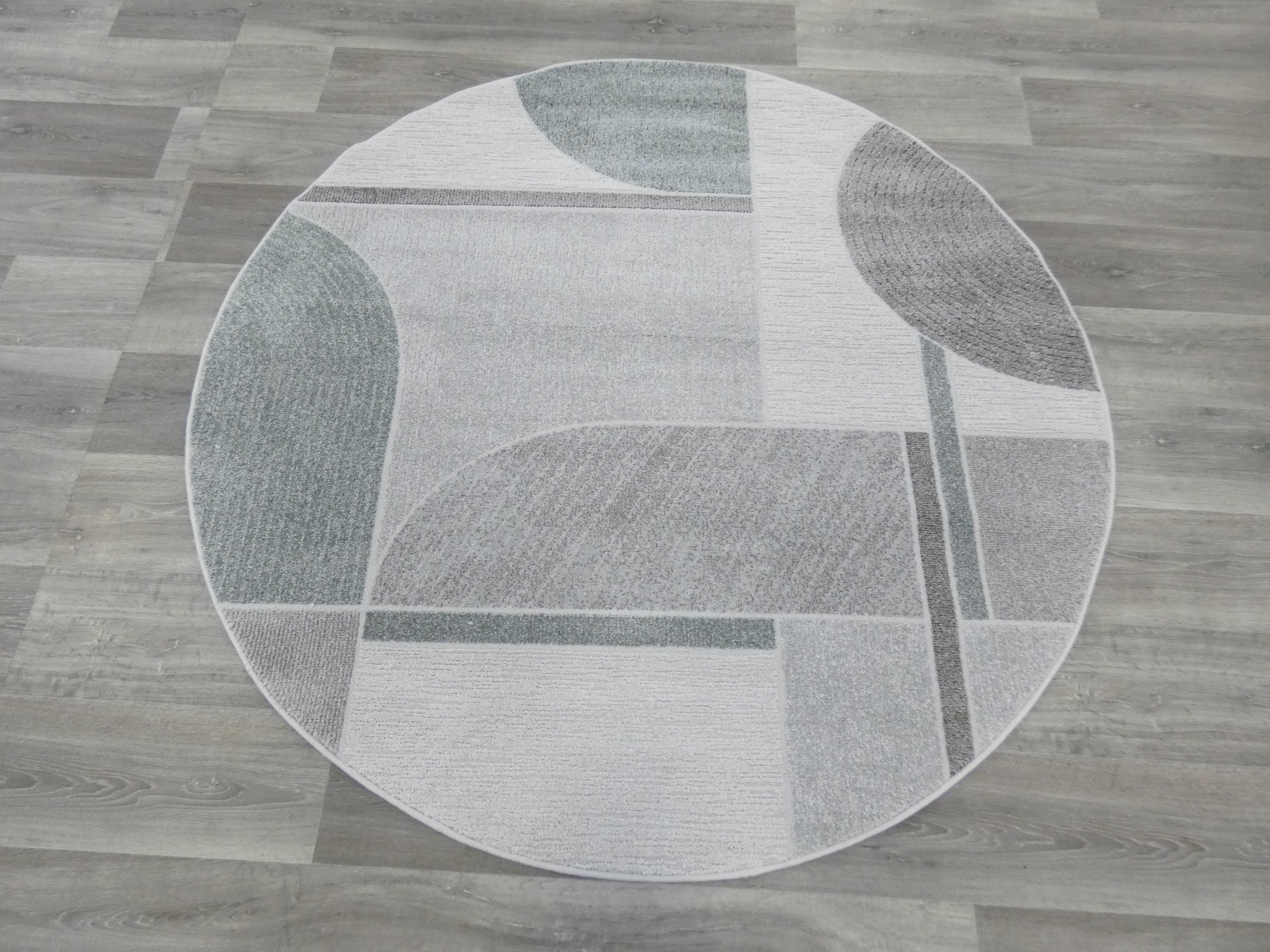 Geometric Design Valentino Round Rug