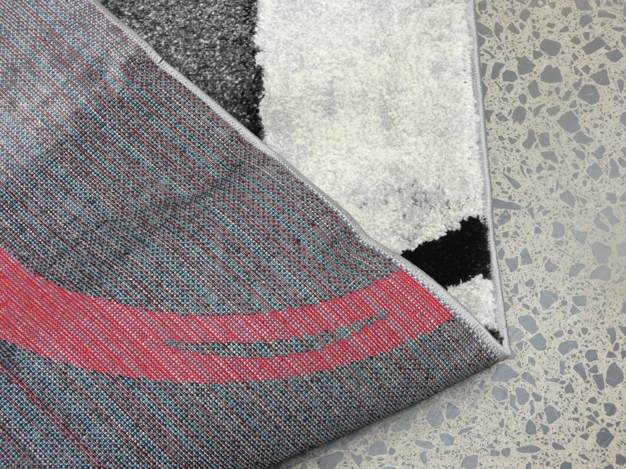 Aroha Geometric Modern Design Turkish Hallway Runner 78cm Wide x Cut To Order