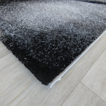 Modern Aroha Abstract Design Turkish Rug in Grey & Green Colour