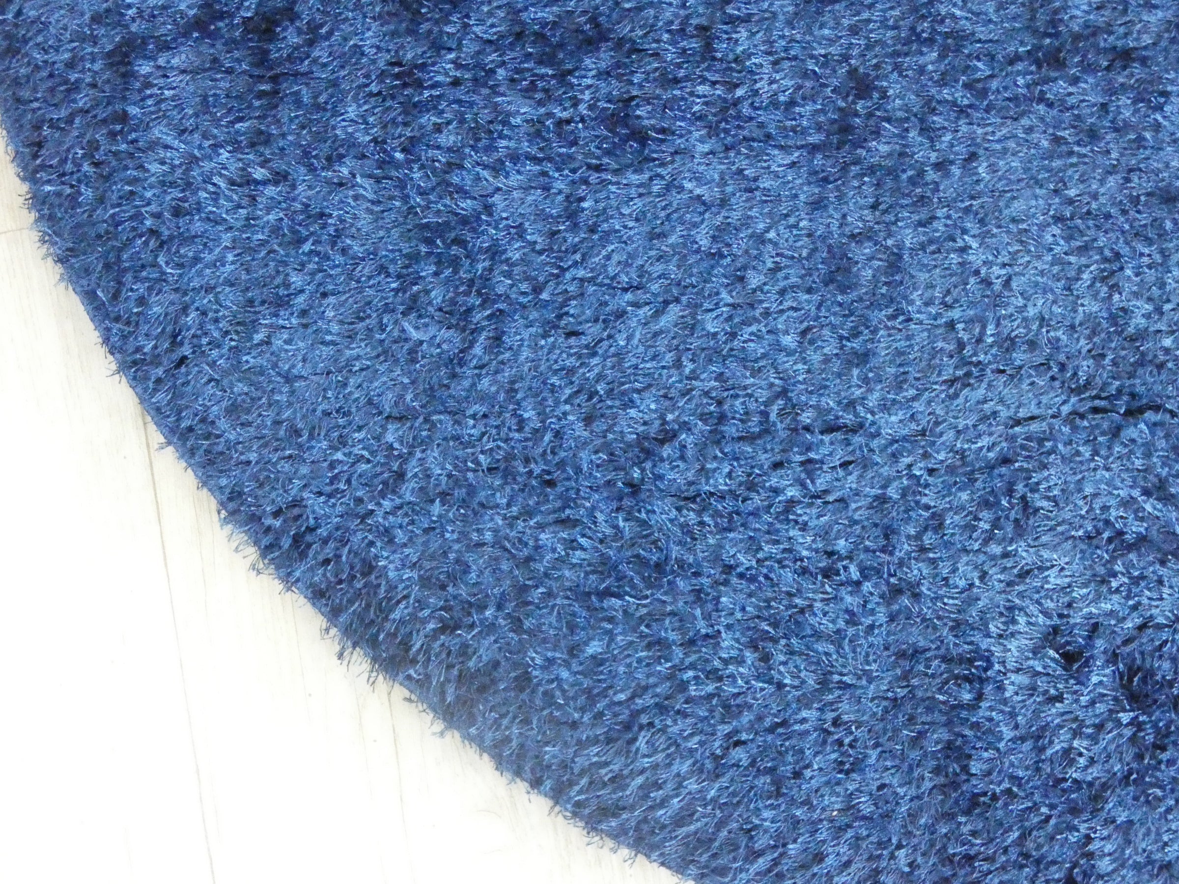 Dream Shaggy Navy Colour Turkish Round Rug