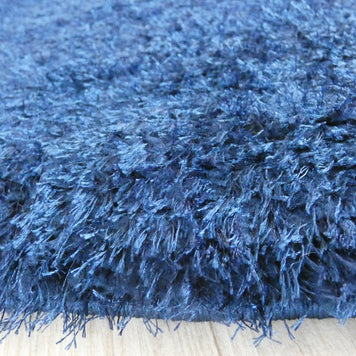 Dream Shaggy Navy Colour Turkish Round Rug
