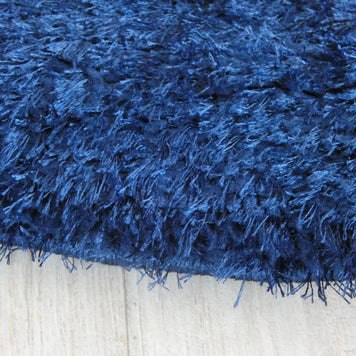 Dream Shaggy Navy Colour Turkish Round Rug