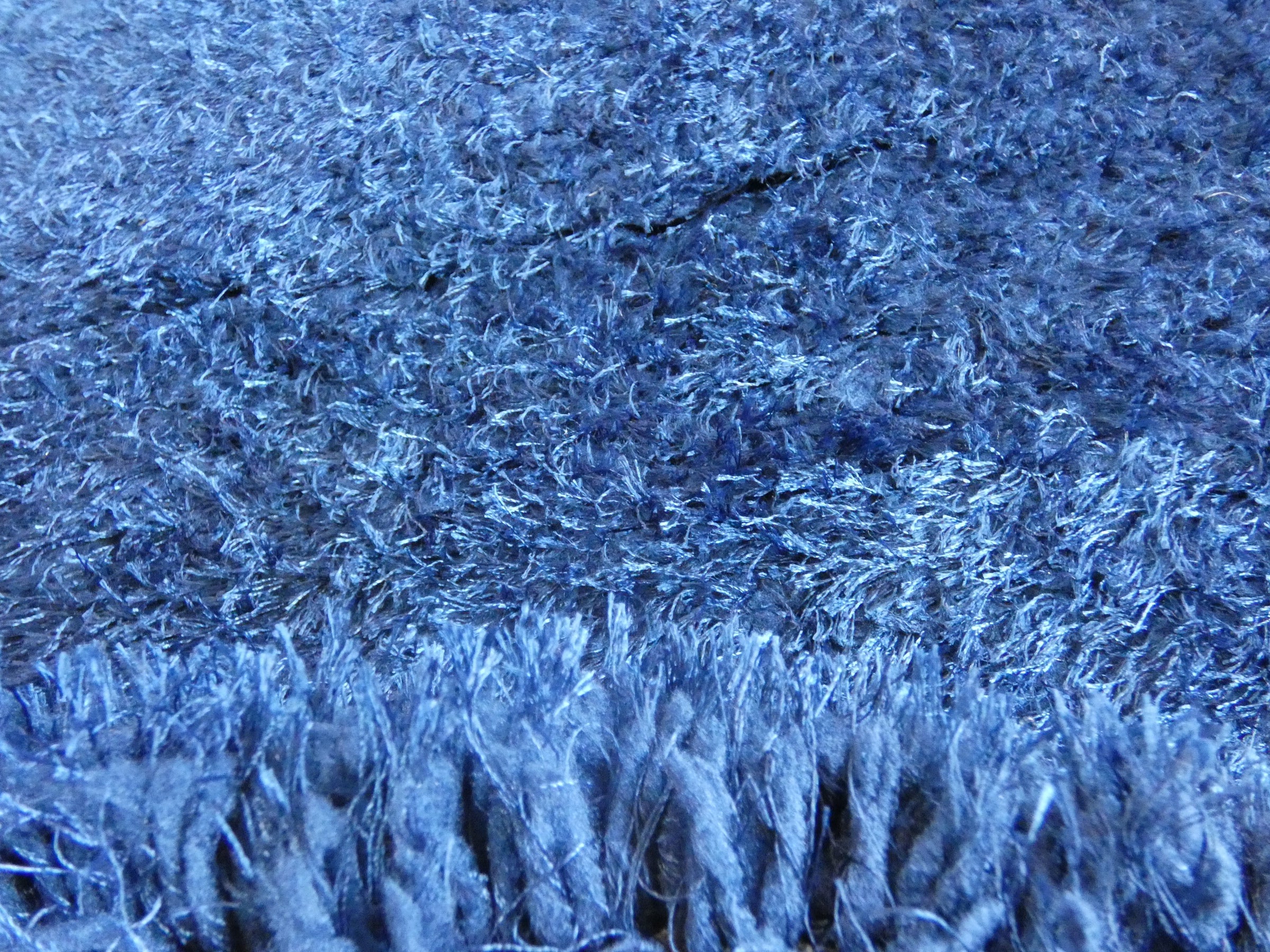 Dream Shaggy Navy Colour Turkish Round Rug