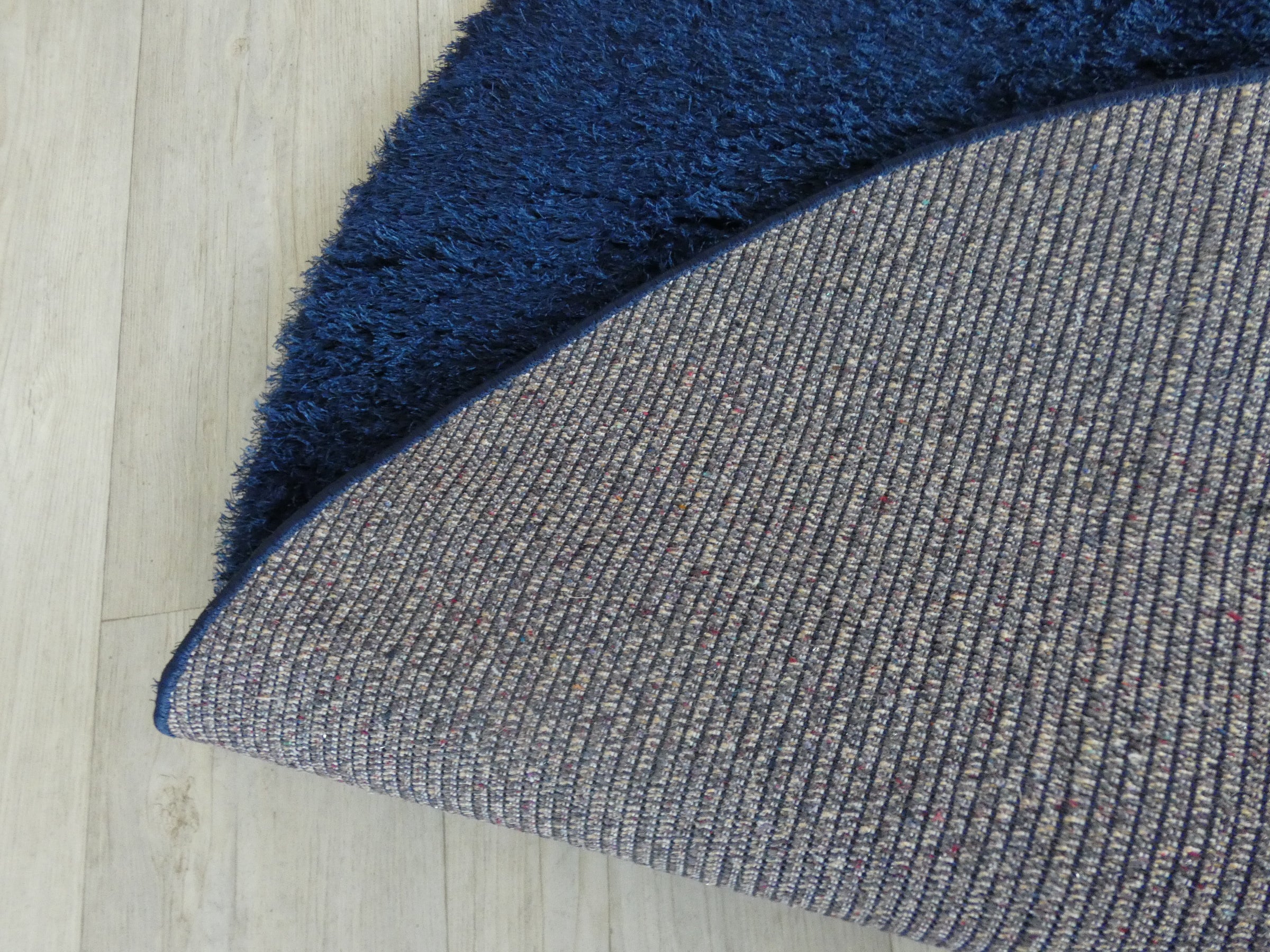 Dream Shaggy Navy Colour Turkish Round Rug