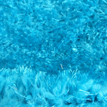 Dream Shaggy Turquoise Colour Turkish Round Rug